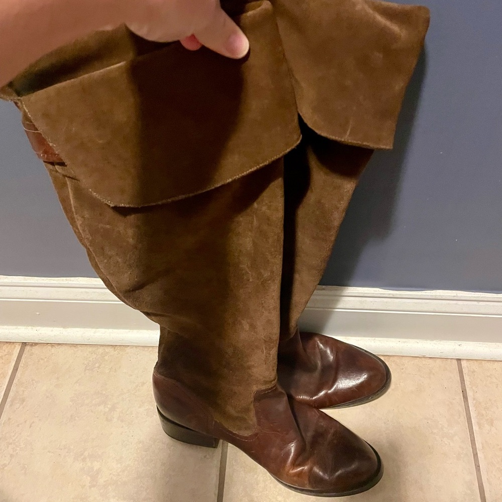 Jessica Simpson Brown Over the Knee Boots